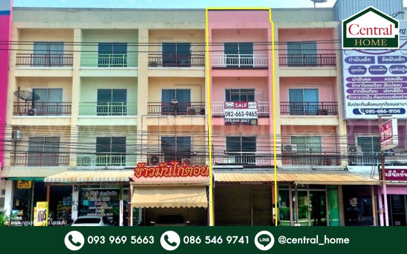 - อาคารพาณิชย์ ติดถนน พระองค์เจ้าสาย - คลอง 4 ลำลูกกา ราคาถูก