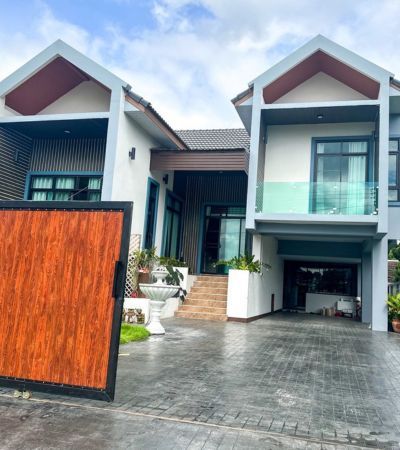 - บ้านเดี่ยว เฟอร์ครบ ในหมู่บ้านสวนนนทรี รวมโชค ใกล้เซ็นทรัล 10 นาที พร้อมเข้าอยู่