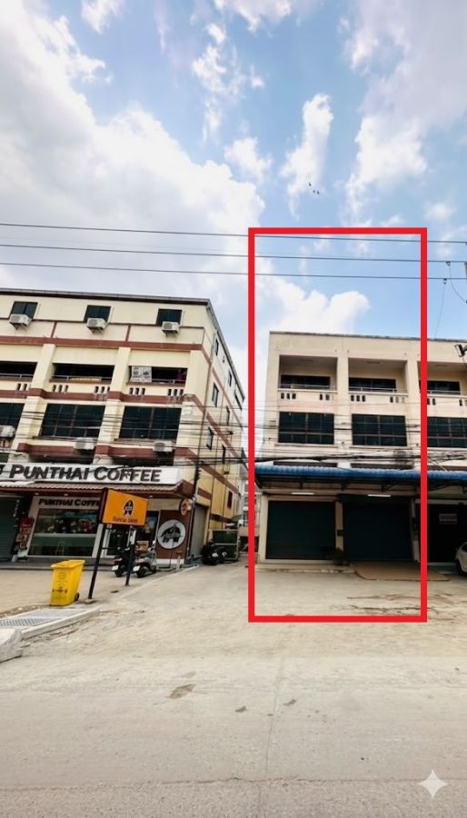 - ขาย/ให้เช่า อาคารพาณิชย์ตึกมุม 2 คูหา ดอนหัวฬ่อ อมตะนคร ชลบุรี