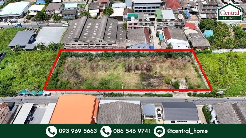 - ที่ดินสีม่วง ถมแล้ว 1-3-83.1 ไร่ สุขสวัสดิ์ 78 - พระประแดง แปลงสวย