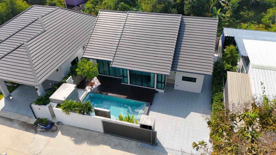 - ขายบ้านเดี่ยวพลูวิลล่า 4 ห้องนอน สร้างใหม่ ห้วยใหญ่ #ผ่อนตรง