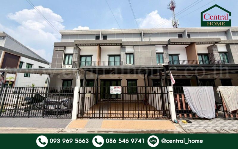 - ทาวน์โฮม รัชชา กรีน กาญจนาภิเษก-กันตนา บ้านสวย ถูกที่สุดในโครงการ