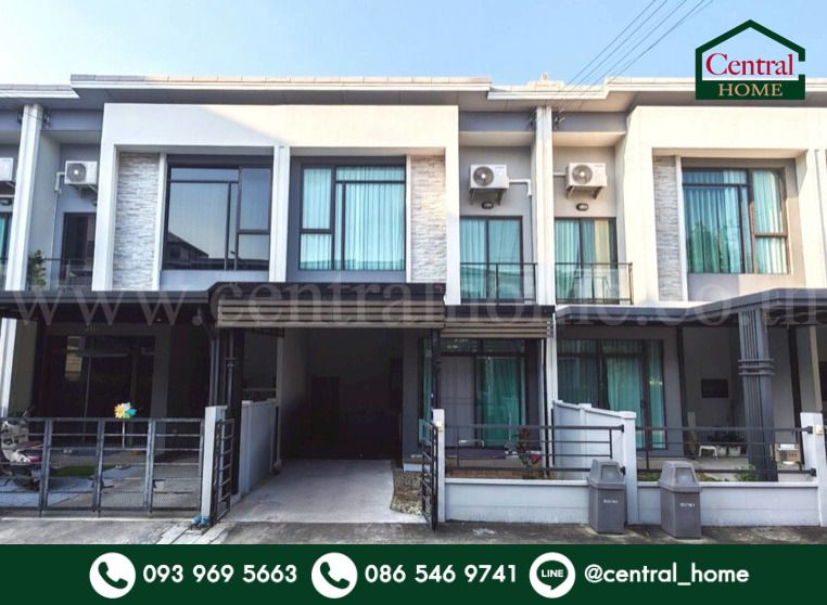 - ทาวน์โฮม แกรนด์ พลีโน่ วัชรพล-สุขาภิบาล 5 ทำเลดี ต่อเติมครบ