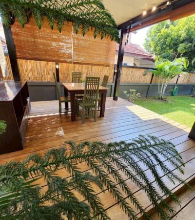 - บ้านเชียงใหม่ในโครงการ โซนสันนาเม็ง พร้อมเฟอร์ฯ สวนสวยร่มรื่นรอบบ้าน น้ำไม่ท่วม 100%