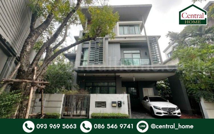 - บ้านเดี่ยว 3 ชั้น นาราสิริ ไฮด์อเวย์ นวมินทร์ หลังริม