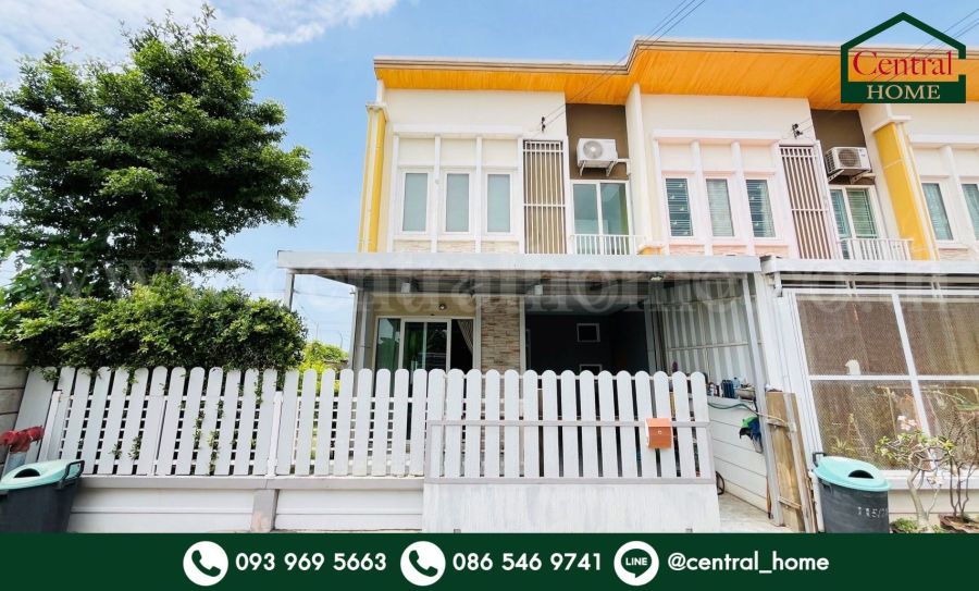 - ทาวน์โฮม โกลเด้น ทาวน์ พระราม 2 หลังริม พื้นที่เยอะ ราคาถูก