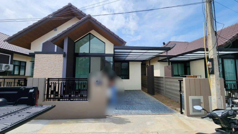 - ปล่อยเช่าบ้านแฝด พร้อมอยู่ ราคาถูก หมู่บ้านแสนมณี เนเจอร์(วัดศรี) พานทอง