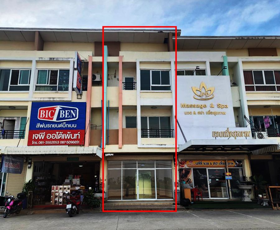 - ให้เช่า อาคารพาณิชย์ 3 ชั้น ติดถนน ใกล้ตลาดลาดสวาย ลำลูกกา คลอง 4 ปทุมธานี หน้ากว้าง มีประตูกระจก จดทะเบียนบริษัทได้