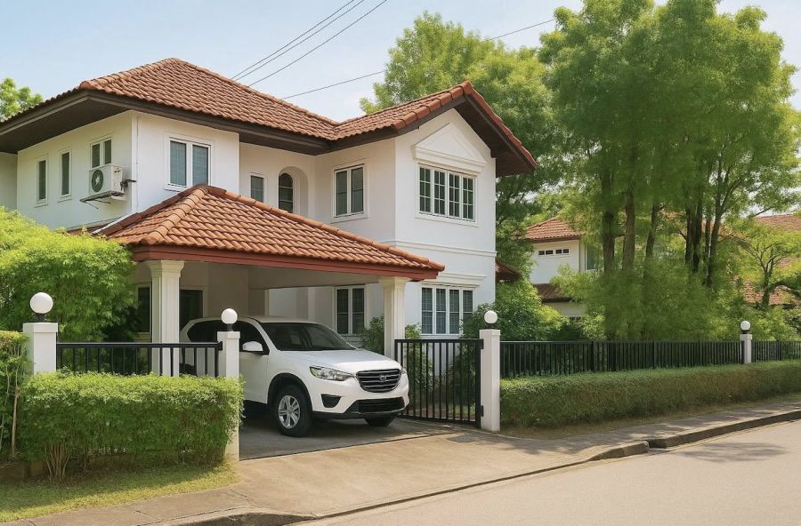 - ขายถูกบ้านเดี่ยว 2 ชั้น หมู่บ้านสัมมากร รามคำแหง 112 Sammakorn Ramkhamhaeng 112 ขนาด 120 ตรว. 4 นอน 4 น้ำ บ้านสวย ใกล้รถไฟฟ้าสายสีส้ม สถานีสัมมากร