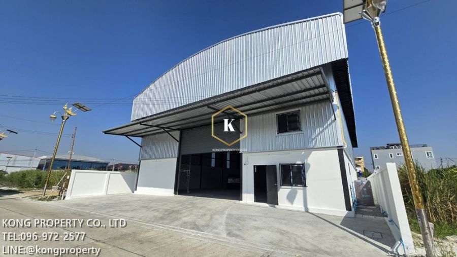 - ให้เช่าโกดัง ซอยลาดกระบัง บางพลี สมุทรปราการ 520 ตรม ออฟฟิศ+แอร์