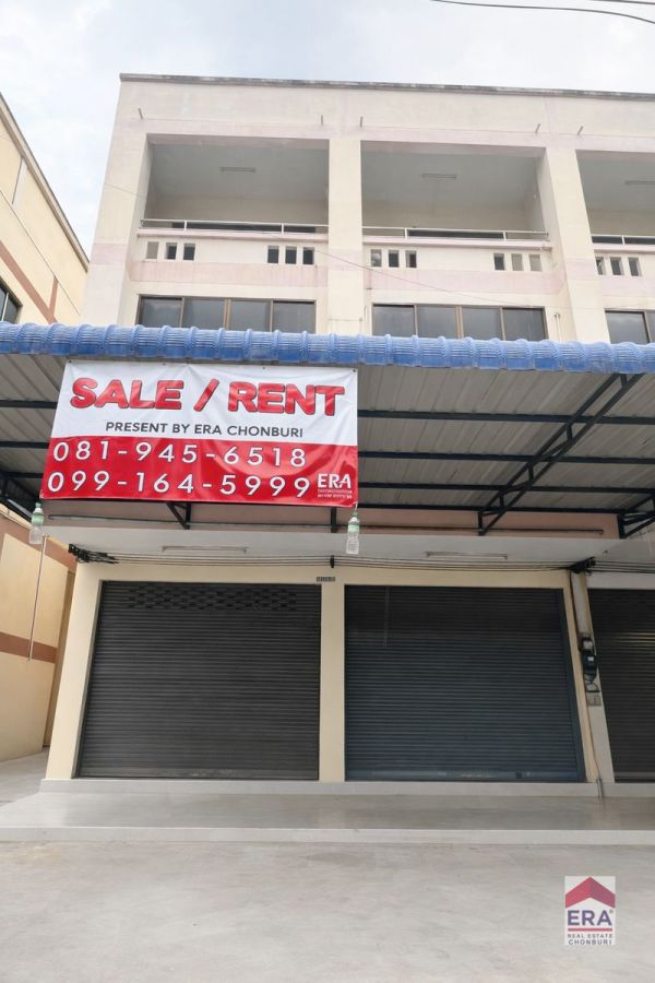 - ขาย/ให้เช่า อาคารพาณิชย์ตึกมุม 2 คูหา ดอนหัวฬ่อ อมตะนคร ชลบุรี