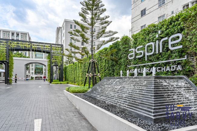 - ขายคอนโดห้องมุม Aspire อโศก-รัชดา 2 ห้องนอน แต่งครบ พร้อมเข้าอยู่ ทำเลดี ใกล้ MRT พระราม 9