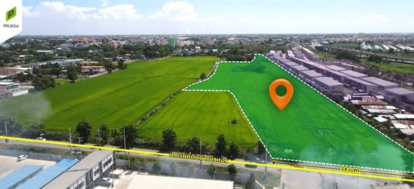 - ที่ดินทำเลดี ติดถนนใหญ่ ห่างจาก ถ.ชัยพฤกษ์ เพียง 400 ม. พร้อมโอน หน้ากว้างติด ถนน 60 ม. หลังติดคลองสวย