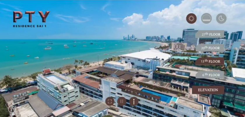 - ขายดาวน์ คอนโด พีทีวาย เรสซิเดนซ์ สาย 1 PTY Residence Sai 1 คอนโดมิเนียม ถ.เลียบชายหาด พัทยาสาย 1