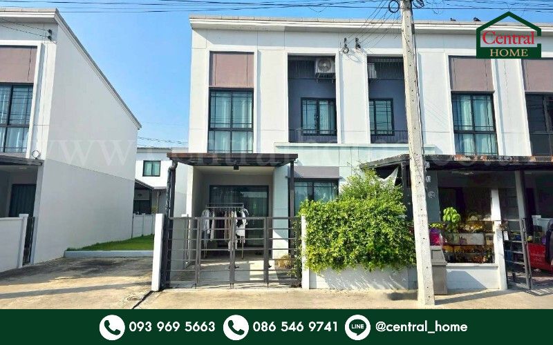 - ทาวน์โฮม พลีโน่ รังสิต - ปทุมธานี หลังริม ตกแต่งสวย พร้อมอยู่