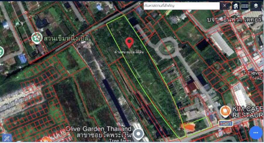 - ขายที่ดิน 10 ไร่ 76 ตร.วา ซอยวัดพระเงิน บางกรวย นนทบุรี ทำเลดี ติดคลอง