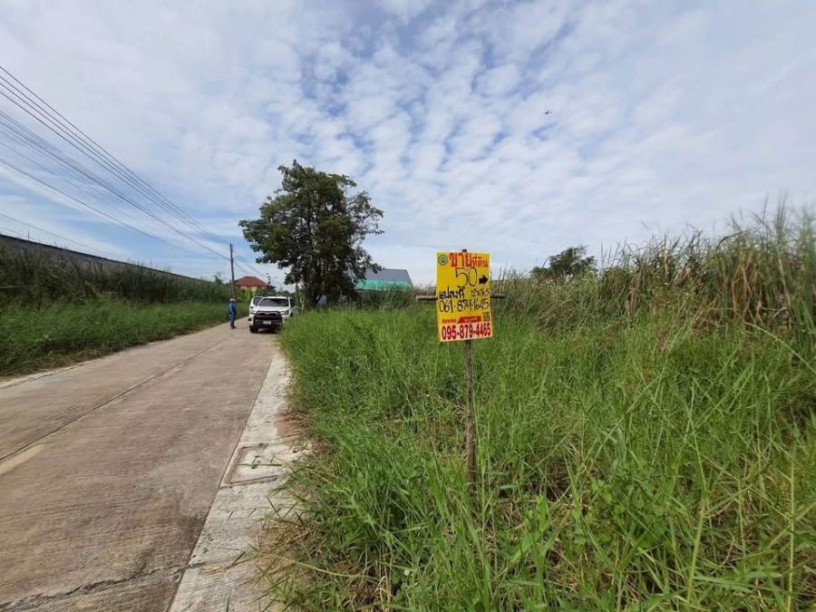 - ขายด่วนที่ดินใกล้มอเตอร์เวย์ 50 ตารางวา ติดถนนคอนกรีตสาธารณะ ชอย คลองสี่ตะวันออก 14 อ.คลองหลวง จ.ปทุมธานี