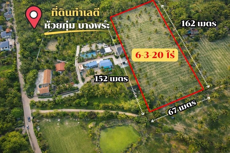 - ที่ดินสวย บางพระ ศรีราชา ทำเลธรรมชาติ วิวเขา อากาศดีมาก