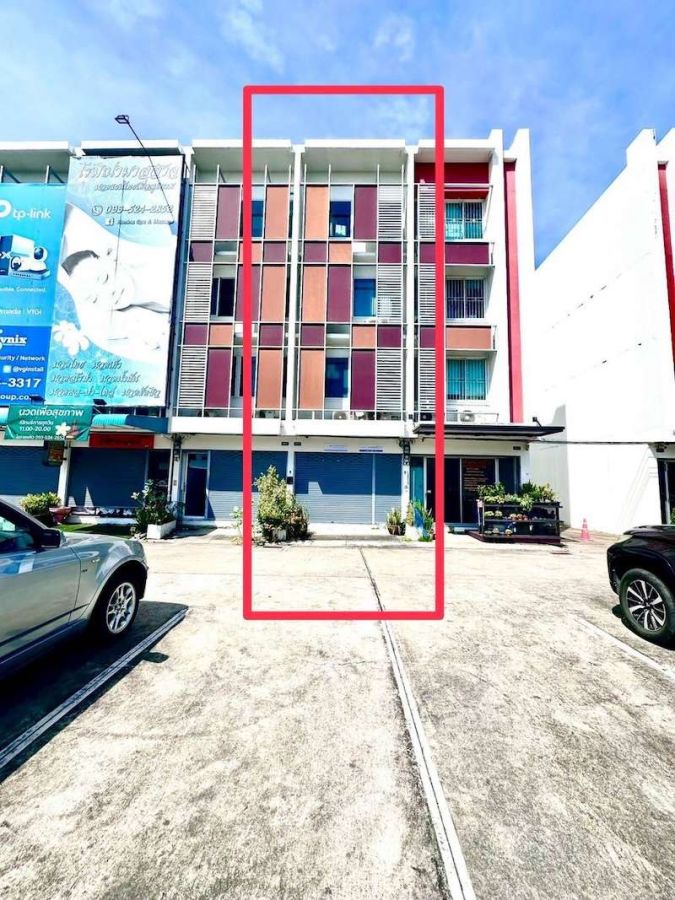 - ให้เช่า อาคารพาณิชย์ 4 ชั้น ทำเลค้าขาย ทำงานได้จริง | เหมาะสำหรับ SME / ธุรกิจเริ่มต้น / ออฟฟิศขนาดเล็ก กลาง ใช้งานได้ทั้ง ออฟฟิศ