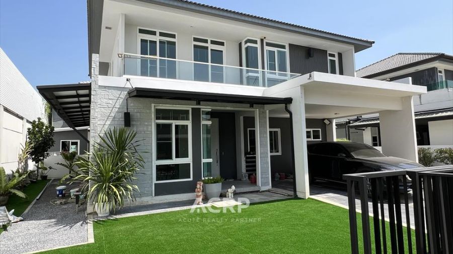 - ขาย/เช่า บ้านเดี่ยวหรู มัณฑนา 2 บางนา กม.7 หลังมุม Premium Zone พร้อมเข้าอยู่