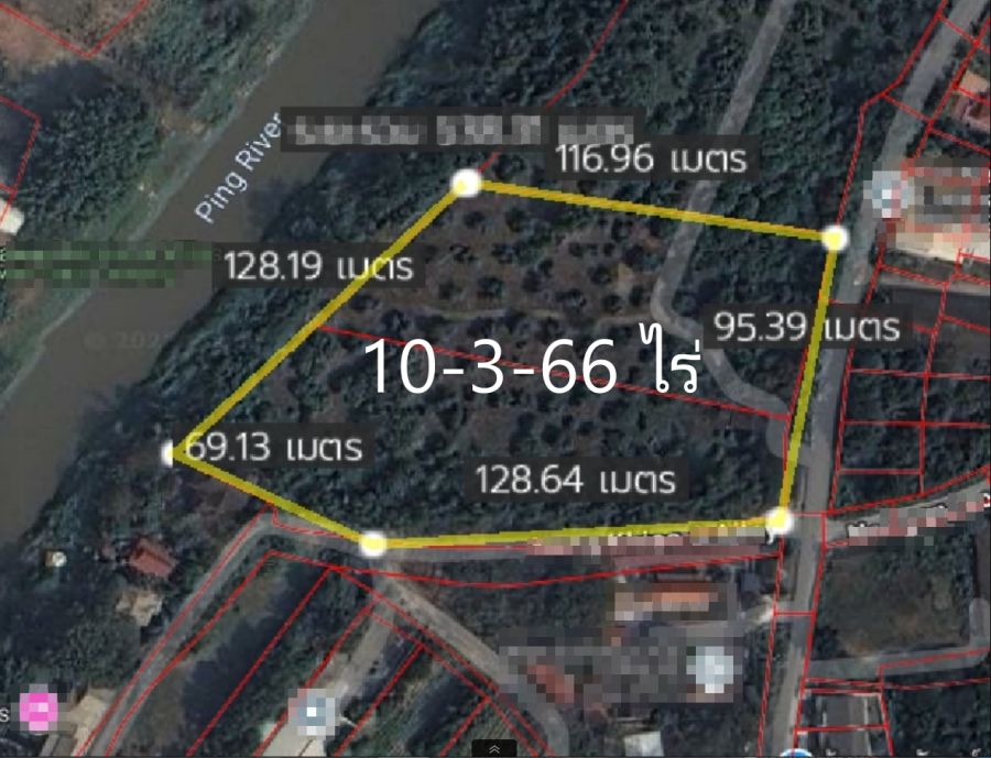 - ขายที่ดินเปล่า 10-3-66 ไร่ (ติดน้ำปิงยาว 128 เมตร) ต.เหมืองแก้ว อ.แม่ริม จ.เชียงใหม่