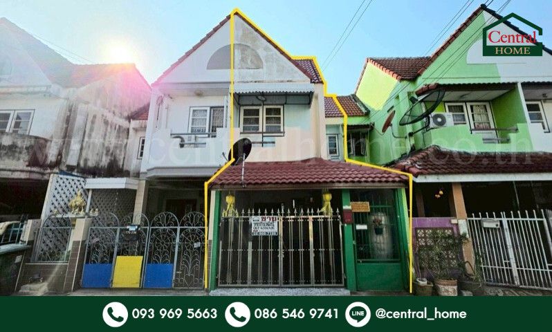 - ทาวน์เฮ้าส์ เจริญทรัพย์ เทพารักษ์ รีโนเวทต่อเติมแล้ว พร้อมเข้าอยู่ ราคาถูก