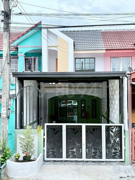 - ขายทาวน์เฮ้าส์ 2 ชั้น ม.ณัฐวรรณ ซ.สังฆสันติสุข 18 หนองจอก เนื้อที่ 18.9 ตรว 2นอน 2น้ำ อยู่ถนนเส้นเมน หลังบ้านโล่ง ถนนกว้าง