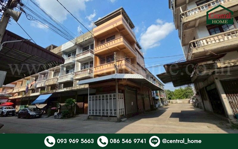 - อาคารพาณิชย์ 4 ชั้น บ้านอมรชัย 3 บรมราชชนนี ห้องมุม ต่อเติมครบ ราคาถูก