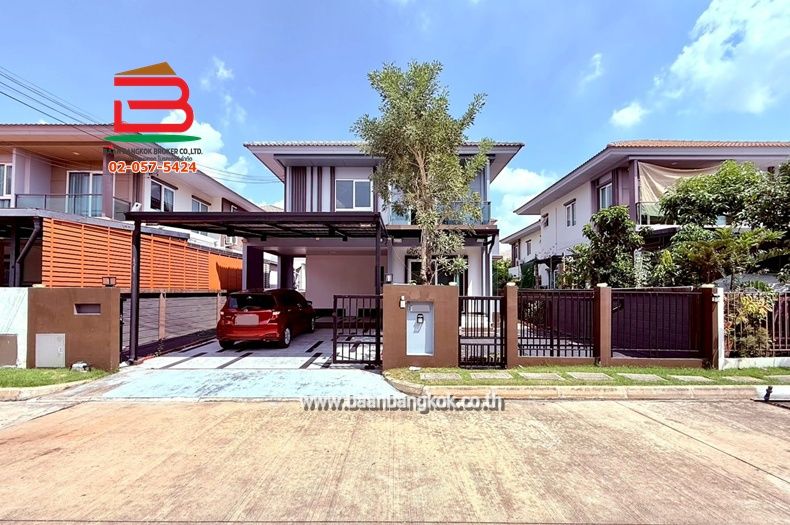 - บ้านเดี่ยว โครงการ สราญสิริ ติวานนท์-แจ้งวัฒนะ 2 เนื้อที่ 52.8 ตรว. อ.เมือง ปทุมธานี