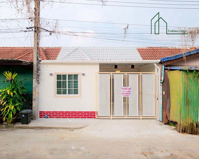 - ทาวน์เฮาส์ชั้นเดียว รีโนเวทใหม่ทั้งหลัง หมู่บ้านบัวทอง 4 ใกล้เซ็นทรัลเวสต์เกต