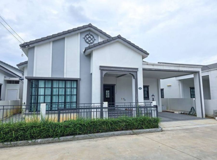 - ขายบ้านเดี่ยวชั้นเดียว โครงการ The milton ปลวกแดง-มาบยางพร ระยอง