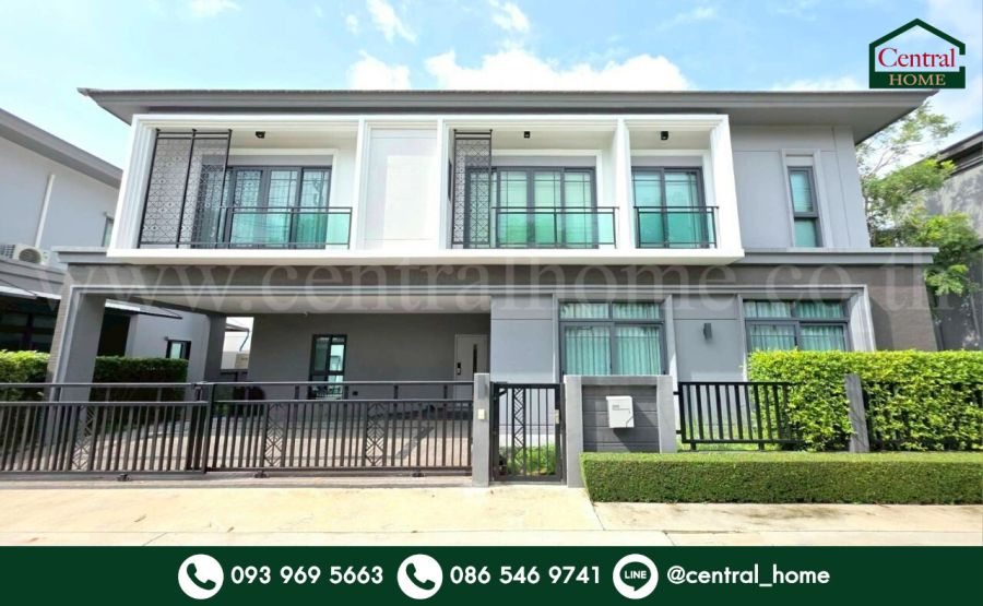 - บ้านเดี่ยว แกรนด์ บริทาเนีย บางนา กม.12 หลังมุม บิ้วอินพร้อมอยู่