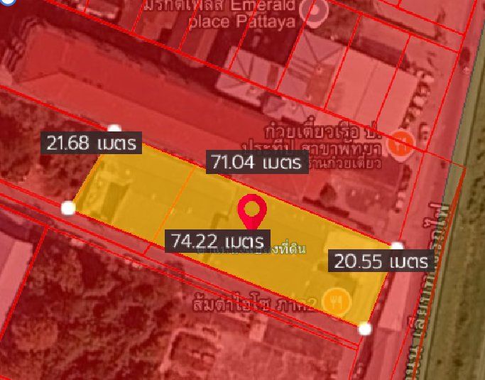 - ขายที่ดินพัทยากลางพร้อมสิ่งปลูกสร้างเนื้อที่ 354 ตรว. ซ.สุขุมวิท63 ติดถ.เลียบทางรถไฟ อ.บางละมุง ชลบุรี