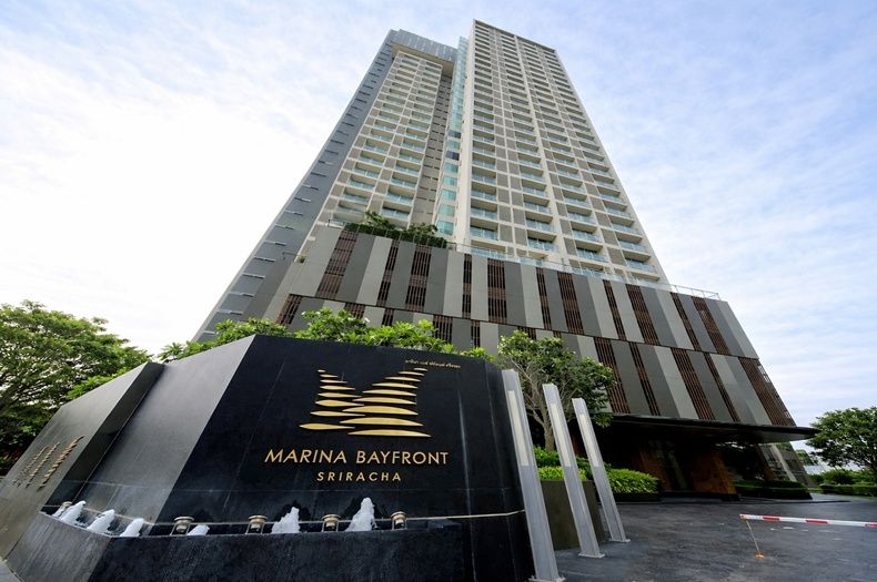 - ขาย/เช่า คอนโดมิเนียม เนื้อที่ 34.63 ตร.ม. โครงการ มารีน่า เบย์ฟร้อนท์ ศรีราชา (Marina Bayfront Sri Racha) ถนนสุขุมวิท ตำบลศรีราชา อำเภอศรีราชา ชลบุรี