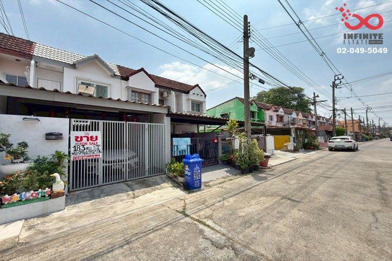 - ขายทาวน์เฮาส์ 18ตรว. 2ชั้น ม.เลิศอุบล พหลโยธิน 52-เทพรักษ์ 45 สะพานใหม่ ใกล้รถไฟฟ้า