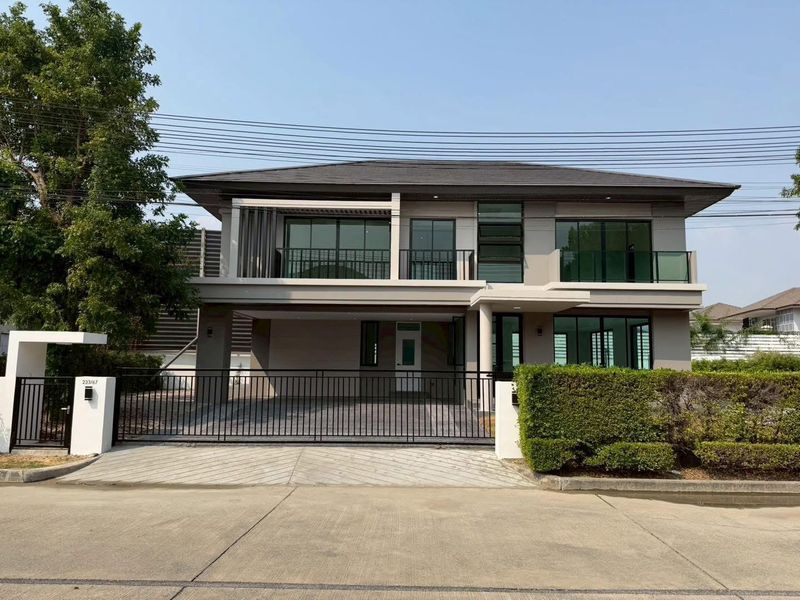 - บ้านเดี่ยว 2 ชั้น หมู่บ้าน ณุศาศิริ ซิตี้ พระราม 2 พร้อมสระว่ายน้ำส่วนตัว ขนาด 154.4 ตารางวา 3 ห้องนอน ตำบลบางน้ำจืด เมืองสมุทรสาคร จังหวัดสมุทรสาคร