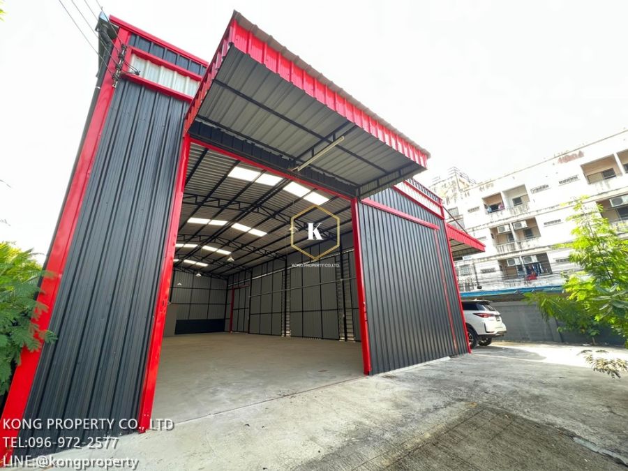 - ให้เช่าโกดัง ลาดพร้าว 101 โพธิ์แก้ว 3 บางกะปิ กรุงเทพ ขนาด 220 ตรม.