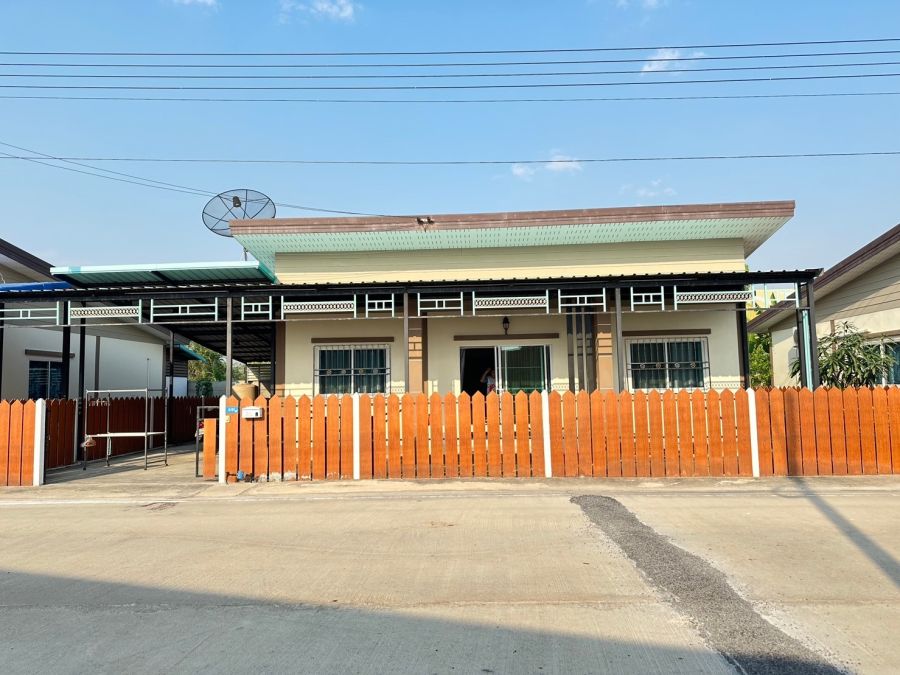 - บ้านเดี่ยวชั้นเดียว หมู่บ้าน CK Ville 7 ท่าจีน สมุทรสาคร