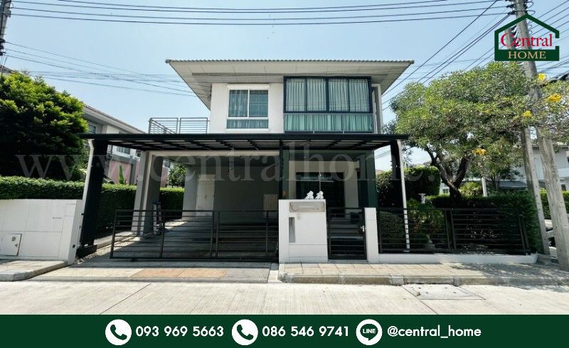 - บ้านเดี่ยว ฮาบิเทีย บอนด์ ราชพฤกษ์ หลังมุม ต่อเติมครบ พร้อมอยู่