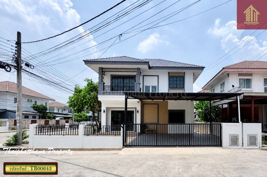 - ขายบ้านเดี่ยวหลังมุม รีโนเวทใหม่ หมู่บ้านนนทวี วิลล์ 5 หนองจอก ตกแต่งพร้อมเข้าอยู่
