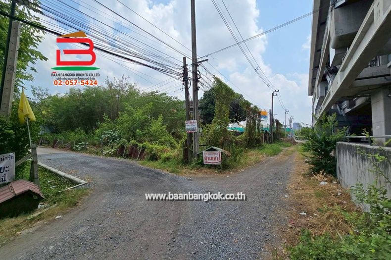 - ที่ดินเปล่า ถมแล้ว เนื้อที่ 70 ตรว. ใกล้วัดเสมียรนารี ถนนวิภาวดี-รังสิต แขวงลาดยาว เขตจตุจักร