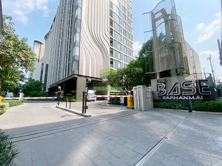 - ขายคอนโด เดอะเบส สะพานใหม่ The Base Saphanmai ชั้น 2 เนื้อที่ 28.37 ตร.ม ทำเลดีติด BTS สายหยุด