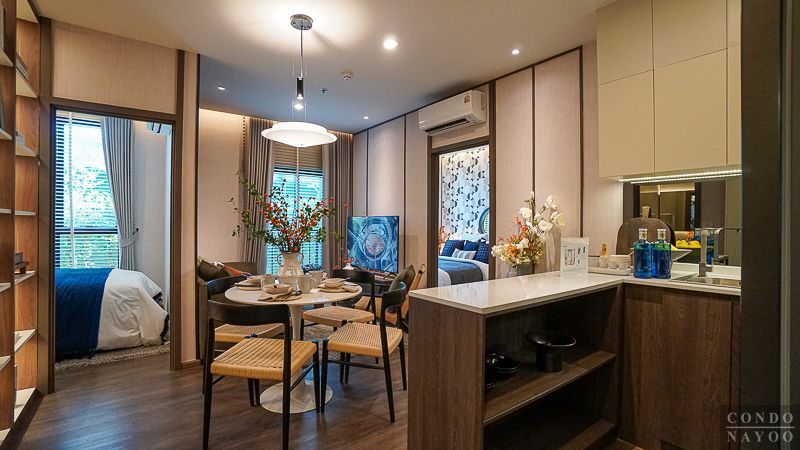 - ขายคอนโด NUE EVO พัฒนาการ ขนาด 48 ตรม. 1 ห้องนอน Plus ใกล้ MRT หัวหมาก