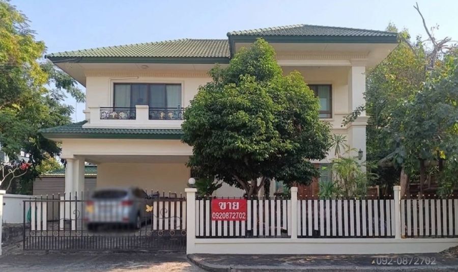 - ขายบ้านเดี่ยว 2 ชั้น หมู่บ้านเพลส เเอนด์ พาร์ค ประชาอุทิศ90