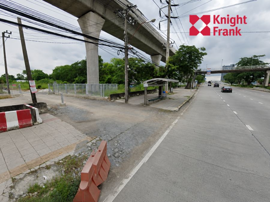 - ขายที่ดินติดถนนรามคำแหง ใกล้ MRT สถานีร่มเกล้า