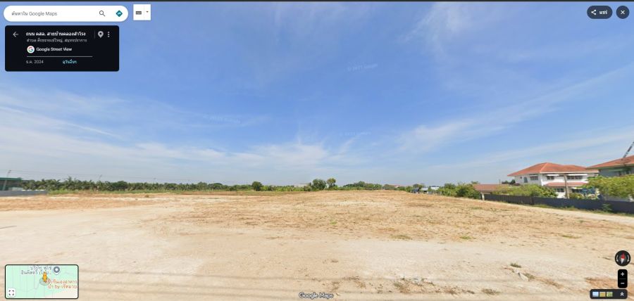 - ขายที่ดินสีม่วงเข้ม ถนนบางนาตราด กม.23 เนื้อที่ 43-0-59 ไร่ ถนน คสล.สายบ้านคลองสำโรง อ.บางเสาธง จ.สมุทรปราการ