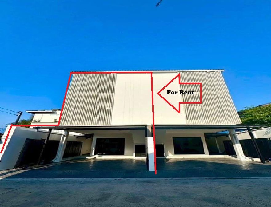 - ให้เช่าทาวน์โฮม / โฮมออฟฟิศ 3 ชั้น / สร้างใหม่ / ทำเล ซอยลาดพร้าว 87 / หลัง CDC