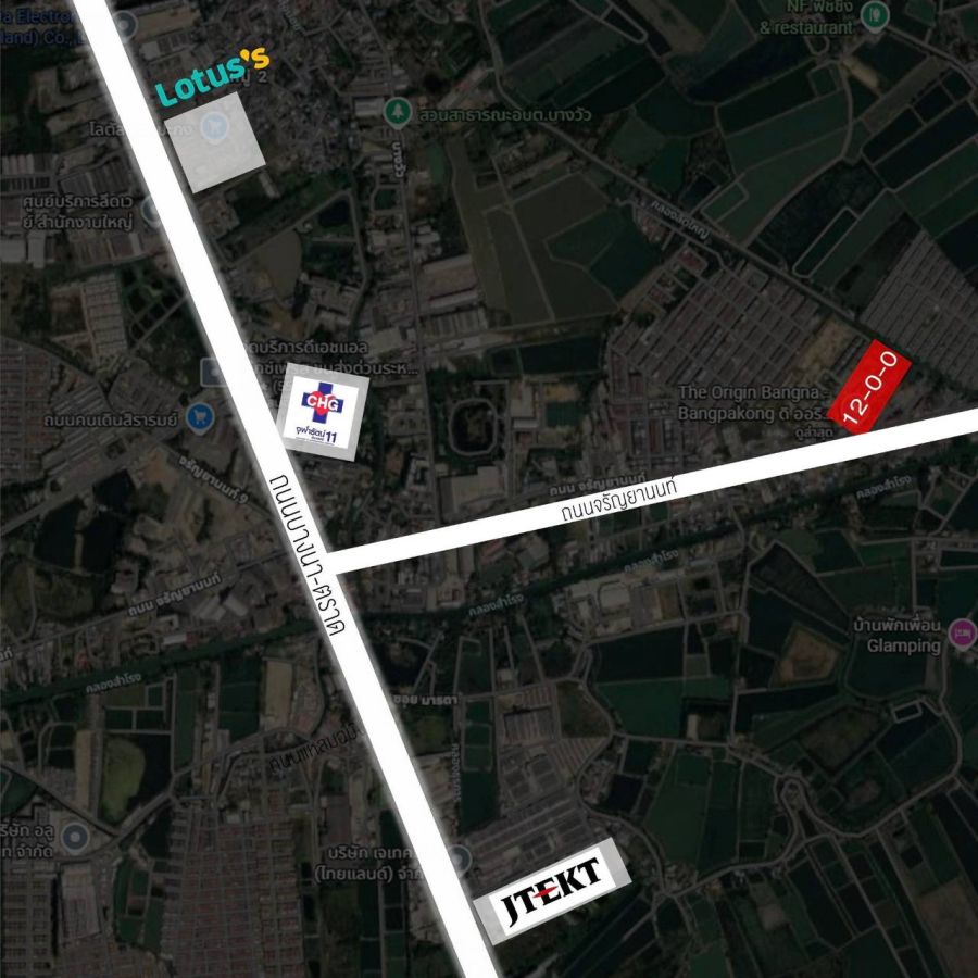 - LAND SALE | #ขายที่ดินบางประกง ติดถนนบางนา-ตราด ทำเลทอง ใจกลางบางวัว ใกล้นิคมอุตสาหกรรม เดินทางสะดวก เชื่อมต่อทุกเส้นทาง ขายทีดินสวย บางประกง 12 ไร่