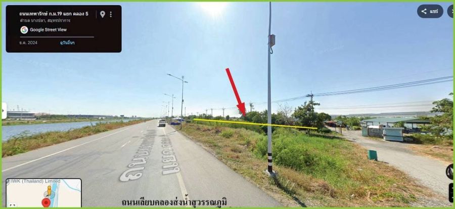 - ขายถูกที่สุดในโซน ที่ดินผังสีม่วง ติดถนนคลองส่งน้ำ เทพารักษ์ / บางนา กม 19 บางปลา บางพลี สมุทรปราการ