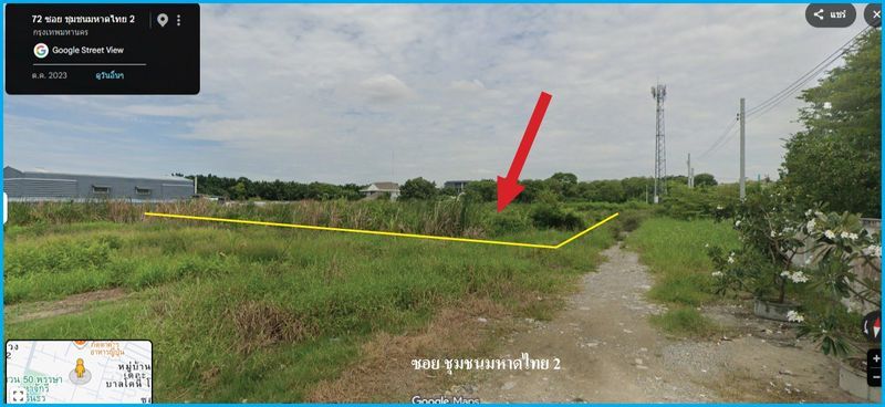 - ขายถูกต่ำกว่าราคาตลาดที่ดินถนนเฉลิมพระเกียรติ ร.9 ซอย28 เนื้อที่ 221 ตารางวา แขวงดอกไม้ เขตประเวศ กรุงเทพฯ 10250